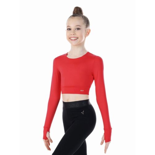 Top Solo manga larga