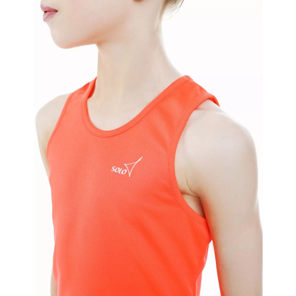Camiseta Solo RG 415 naranja detalle